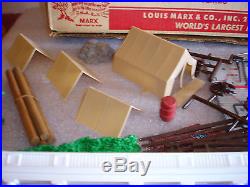 Vintage MARX BATTLE OF THE BLUE AND GRAY Civil War Playset #4760