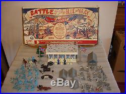 Vintage MARX BATTLE OF THE BLUE AND GRAY Civil War Playset Series 1000