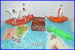 Vintage MARX CAPTAIN BLOOD AND THE BUCCANEERS Playset 1991 #4794