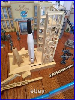 Vintage MARX Cape Canaveral NASA Air Force Rocket Center Playset