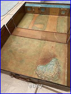 Vintage MARX FORT APACHE Play Set #3681 Indian Calvary Tin Case VERY NICE