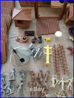 Vintage MARX Fort Apache Set #3647 Series 500. Mostly Complete. With Accessories