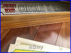 Vintage MARX Johnny West CIRCLE X RANCH No 5275 Cardboard Playset, Mint