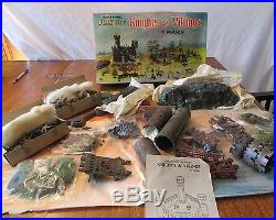 Vintage MARX Knights & Vikings Miniature Playset Hong Kong Some parts unopened