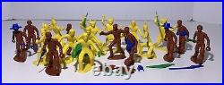 Vintage MARX MPC ARCHER & Others Plastic TOY FIGURES PLAYSET 79 PIECES Original