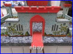 Vintage MARX Noble Knights vs. Vikings Metal & Plastic Castle Playset