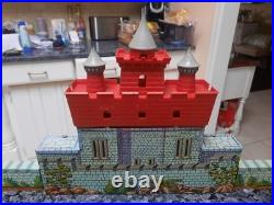 Vintage MARX Noble Knights vs. Vikings Metal & Plastic Castle Playset