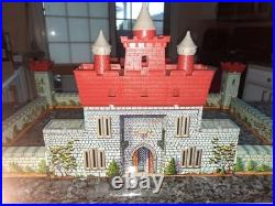 Vintage MARX Noble Knights vs. Vikings Metal & Plastic Castle Playset