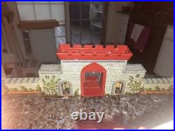 Vintage MARX Noble Knights vs. Vikings Metal & Plastic Castle Playset