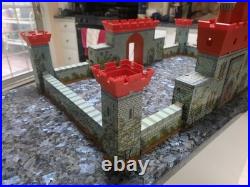 Vintage MARX Noble Knights vs. Vikings Metal & Plastic Castle Playset