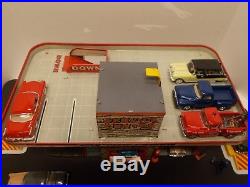 Vintage MARX Pressed-Metal Lithograph Gas/Service Station withDetailed Accessories