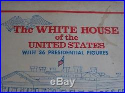 Vintage MARX Sears American Heritage THE WHITE HOUSE Play Set RARE COMPLETE