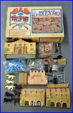 Vintage MARX Sears Heritage BATTLE OF THE ALAMO Playset with BOX EXCELLENT