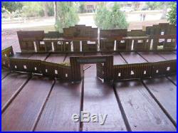 Vintage MARX & T. COHEN Metal Playlands-2 Roy Rogers Western Town & Fort Superior