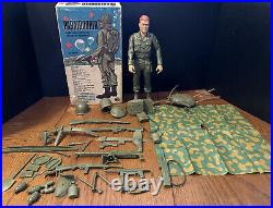 Vintage MARX TOYS Paratrooper 12 Action Figure With Box And Accessories