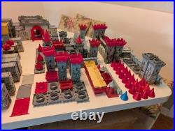 Vintage MARX Tin Litho Medieval / Robin Hood Playset Miscellaneous Lot AS IS