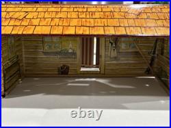 Vintage MARX Toy FORT APACHE Play Set Cavalry Stockade Civil War Lot Accessories