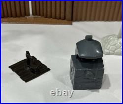 Vintage MARX Toy FORT APACHE Play Set Cavalry Stockade Civil War Lot Accessories