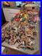 Vintage MARX USA Tin Litho & Plastic CIRCUS Playset Large Accessories Lot AS IS