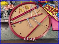 Vintage MARX USA Tin Litho & Plastic CIRCUS Playset Large Accessories Lot AS IS