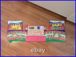 Vintage MARX USA Tin Litho & Plastic CIRCUS Playset Large Accessories Lot AS IS