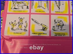 Vintage MARX USA Tin Litho & Plastic CIRCUS Playset Large Accessories Lot AS IS