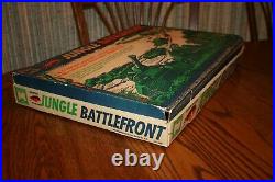 Vintage MPC Army Jungle Battlefront Playset With Tanks, Trucks, Soldiers Marx