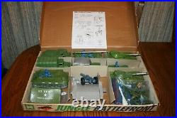 Vintage MPC Army Jungle Battlefront Playset With Tanks, Trucks, Soldiers Marx