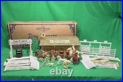 Vintage Marx 1950's Happi Time Roy Rogers Rodeo Ranch Playset #3992