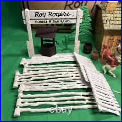 Vintage Marx 1950's Happi Time Roy Rogers Rodeo Ranch Playset #3992