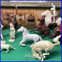 Vintage Marx 1950's Happi Time Roy Rogers Rodeo Ranch Playset #3992