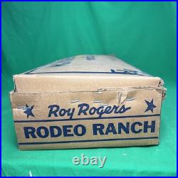 Vintage Marx 1950's Happi Time Roy Rogers Rodeo Ranch Playset #3992