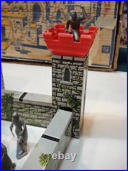 Vintage Marx 1955 Prince Valiant Castle Fort Playset #4706 with Box