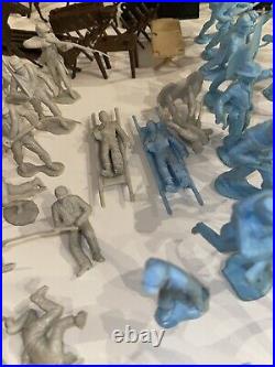 Vintage Marx 1960s Civil War Set Battle Of Blue & Gray 100s Of Pieces