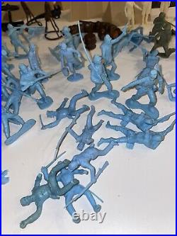 Vintage Marx 1960s Civil War Set Battle Of Blue & Gray 100s Of Pieces