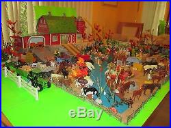 Vintage Marx 1966 Double Silo Platform Farm Set! T#985