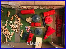 Vintage Marx 1968 Cape Kennedy Carry-All Action Playset Case + Accessories