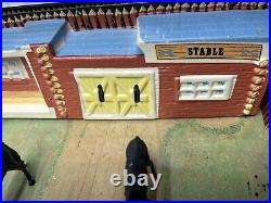 Vintage Marx 1968 Fort Apache Carry-All Action Playset With Accessories No. 4685