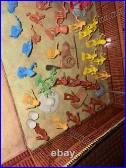 Vintage Marx 1968 Fort Apache Carry-All Playset With Figures No. 4685 2