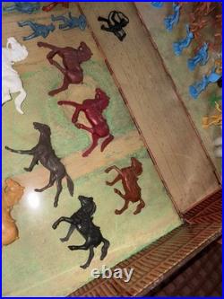 Vintage Marx 1968 Fort Apache Carry-All Playset With Figures No. 4685 2