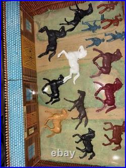 Vintage Marx 1968 Fort Apache Carry-All Playset With Figures No. 4685 2