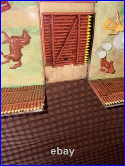 Vintage Marx 1968 Fort Apache Carry-All Playset With Figures No. 4685 2