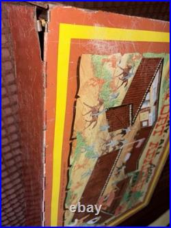 Vintage Marx 1968 Fort Apache Carry-All Playset With Figures No. 4685 2