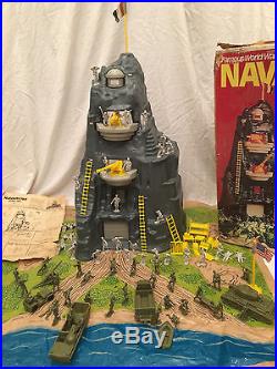 Vintage Marx 1977 NAVARONE Giant Play Set Complete in box withinstructions