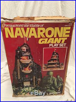 Vintage Marx 1977 NAVARONE Giant Play Set Complete in box withinstructions