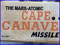 Vintage Marx 4521 Atomic Cape Canaveral Missile Base Playset Open Box