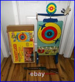 Vintage Marx #5650 Targetland Rifle Range Shooting Gallery Toy Set Original Box