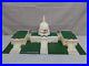 Vintage Marx 60s US Capitol Model Built-Up On Display Board With 27 Presidents