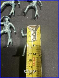 Vintage Marx 7th Cavalry in Metallic Blue Lot Of 43