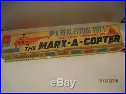 Vintage Marx A Copter Air Force A Real Flying Toy WORKS With Box Model S-55 RARE